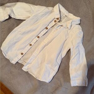 H&M Kids Cream Button-Up Blazer